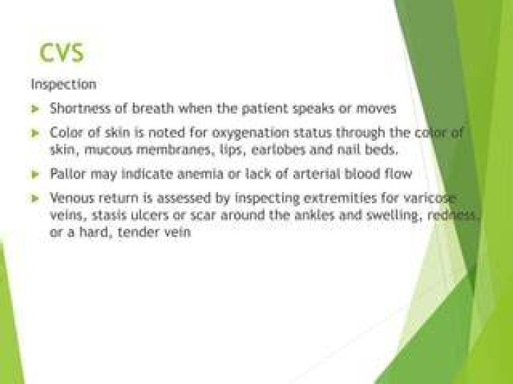 What is cvs assessment